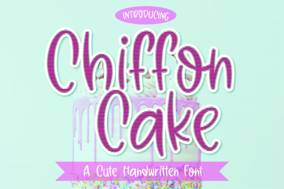 Chiffon Cake Font Poster 1