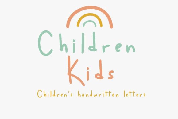 Children Kids Font Poster 1