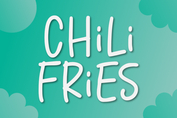 Chili Fries Font Poster 1