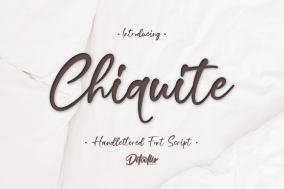 Chiquite Font Poster 1