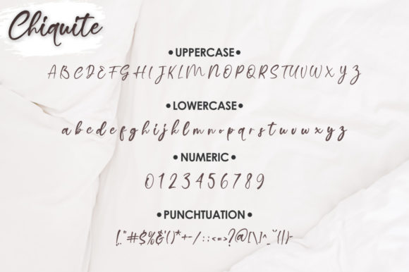 Chiquite Font Poster 9