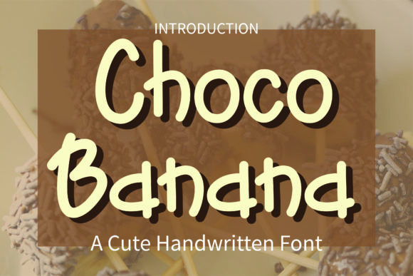 Choco Banana Font Poster 1