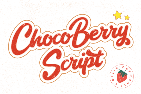 Choco Berry Font Poster 1
