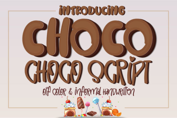 Choco Script Font Poster 1
