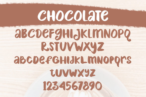 Chocolate Font Poster 5