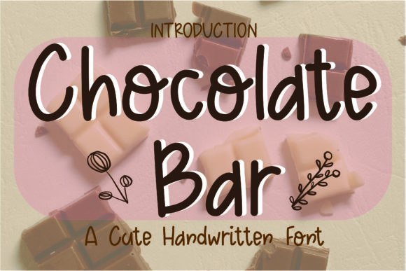 Chocolate Bar Font Poster 1