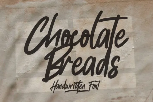 Chocolate Breads Font Chocolate Breads Font Poster 1
