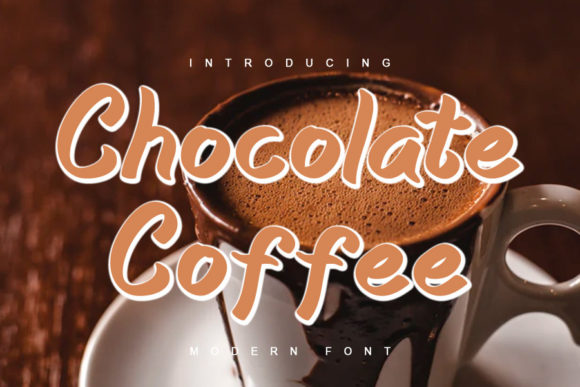Chocolate Coffee Font Poster 1