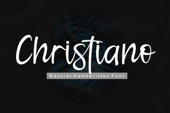 Christiano Font Poster 1