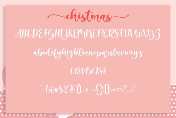 Christmas Font Poster 4