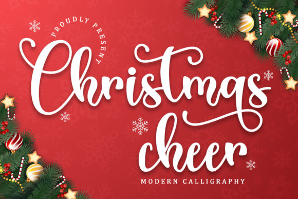 Christmas Cheer Font Poster 1