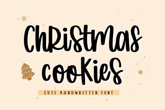 Christmas Cookies Font Poster 1