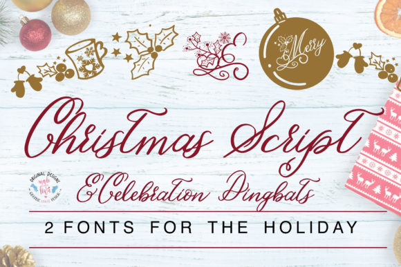 Christmas Duo Script Font Poster 1