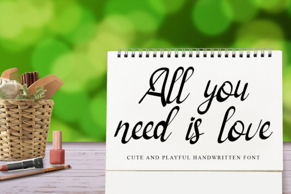 Christmas Flower Font Poster 3