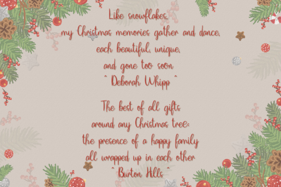 Christmas Goodwill Font Poster 3