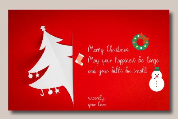 Christmas Goodwill Font Poster 5