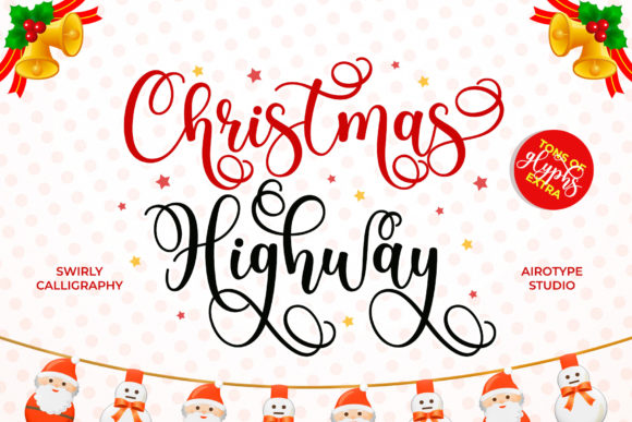 Christmas Highway Font Poster 1