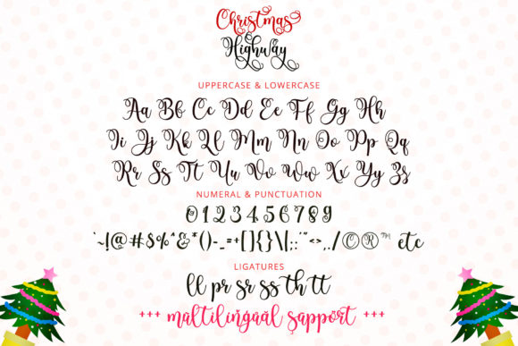 Christmas Highway Font Poster 8