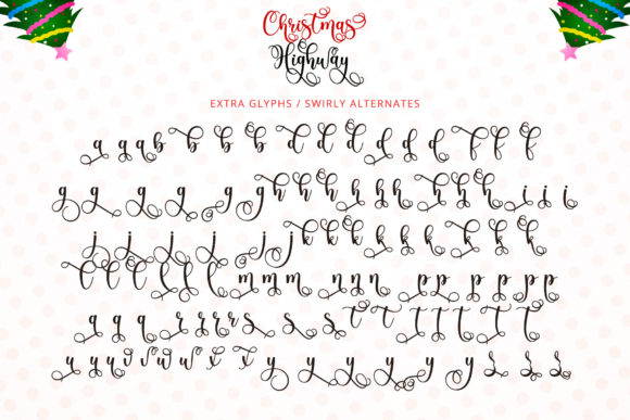 Christmas Highway Font Poster 10