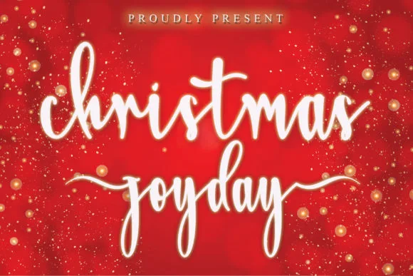 Christmas Joyday Font Christmas Joyday Font Poster 1