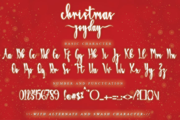 Christmas Joyday Font Poster 9
