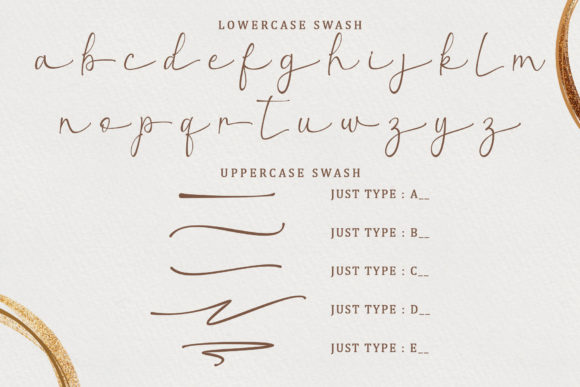 Christmas Leaf Font Poster 7