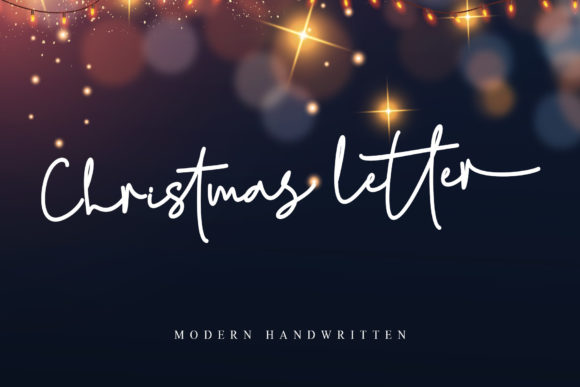 Christmas Letter Font