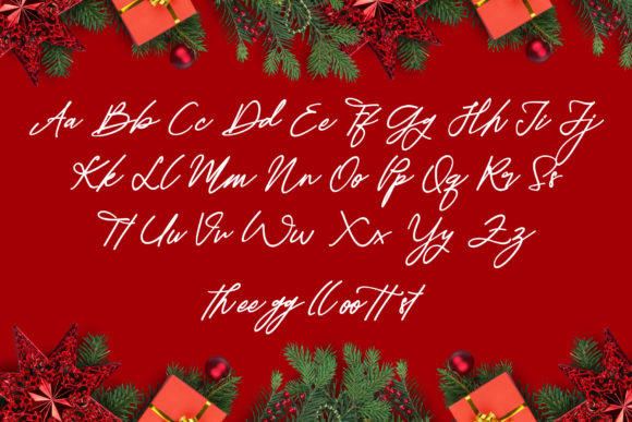 Christmas Life Font Poster 9