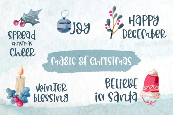 Christmas Memories Font Poster 3