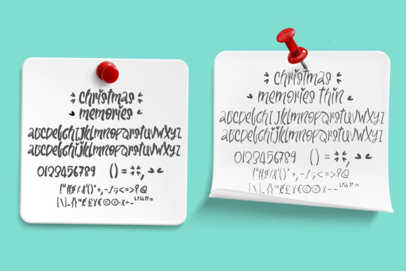 Christmas Memories Font Poster 9