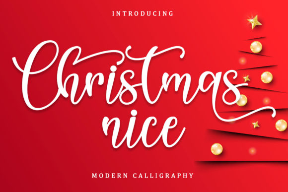 Christmas Nice Font Poster 1