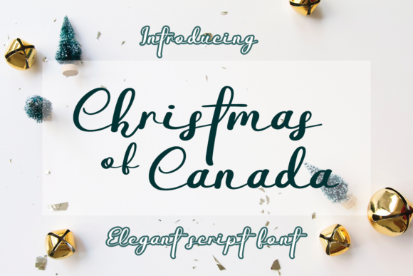 Christmas of Canada Font Poster 1