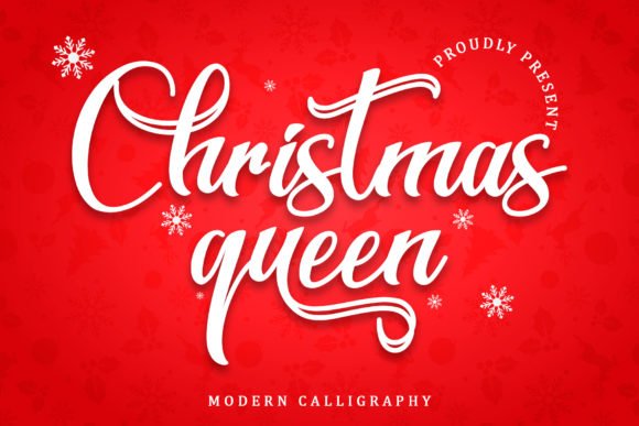 Christmas Queen Font Poster 1