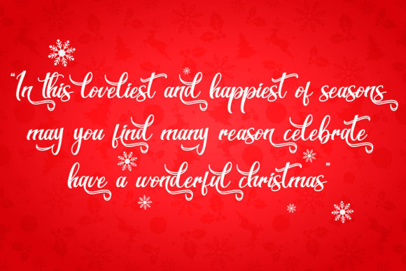 Christmas Queen Font Poster 2
