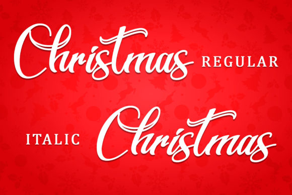 Christmas Queen Font Poster 9