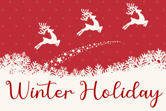 Christmas Saturday Font Poster 3