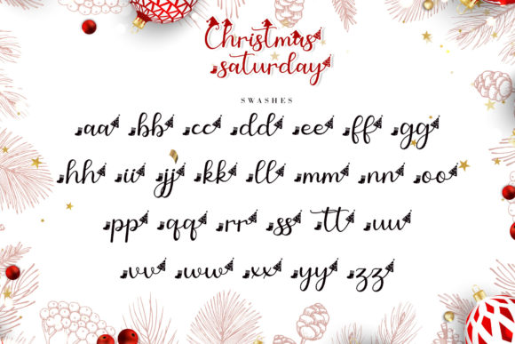 Christmas Saturday Font Poster 10