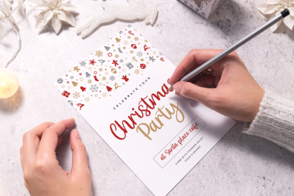 Christmas Scriptty Font Poster 5