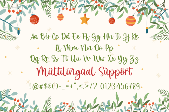 Christmas Scriptty Font Poster 9