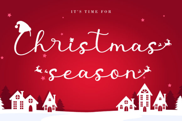 Christmas Season Font Poster 1
