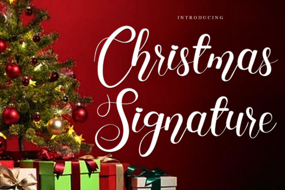 Christmas Signature Font