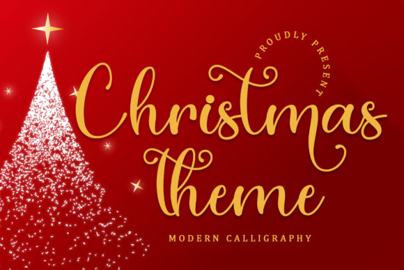 Christmas Theme Font Poster 1