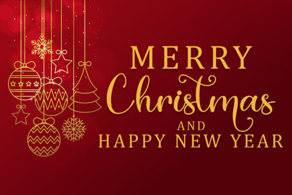 Christmas Theme Font Poster 2