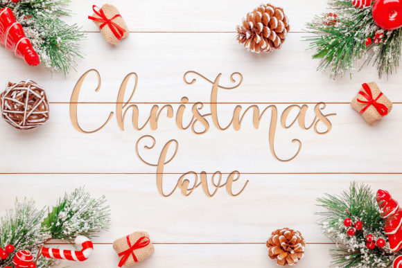Christmas Theme Font Poster 3