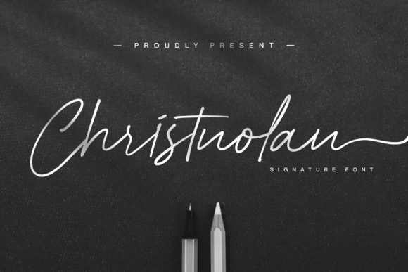 Christnolan Font Poster 1