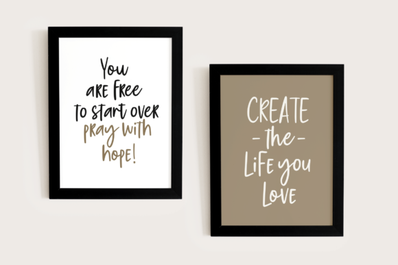 Chunky Hulrey Font Poster 10