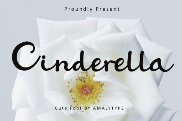 Cinderella Font Poster 1