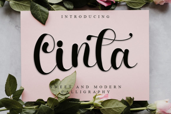 Cinta Font Poster 1