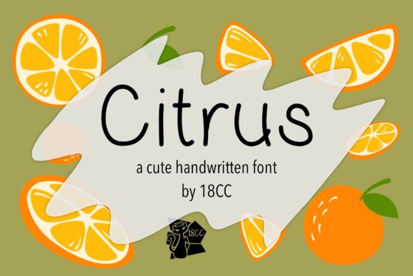 Citrus Font Poster 1