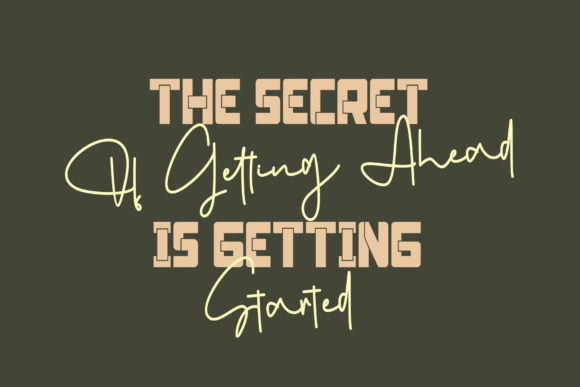 Classic Rock Font Poster 8